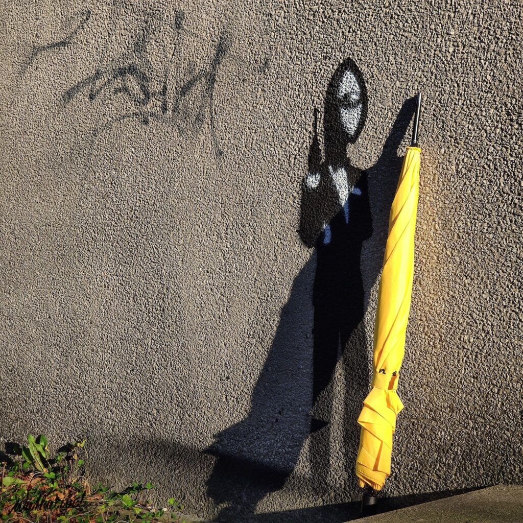 Pan Peryskop i parasolka Walkative towarzyszyli nam podczas naszego spotkania w Poznaniu.