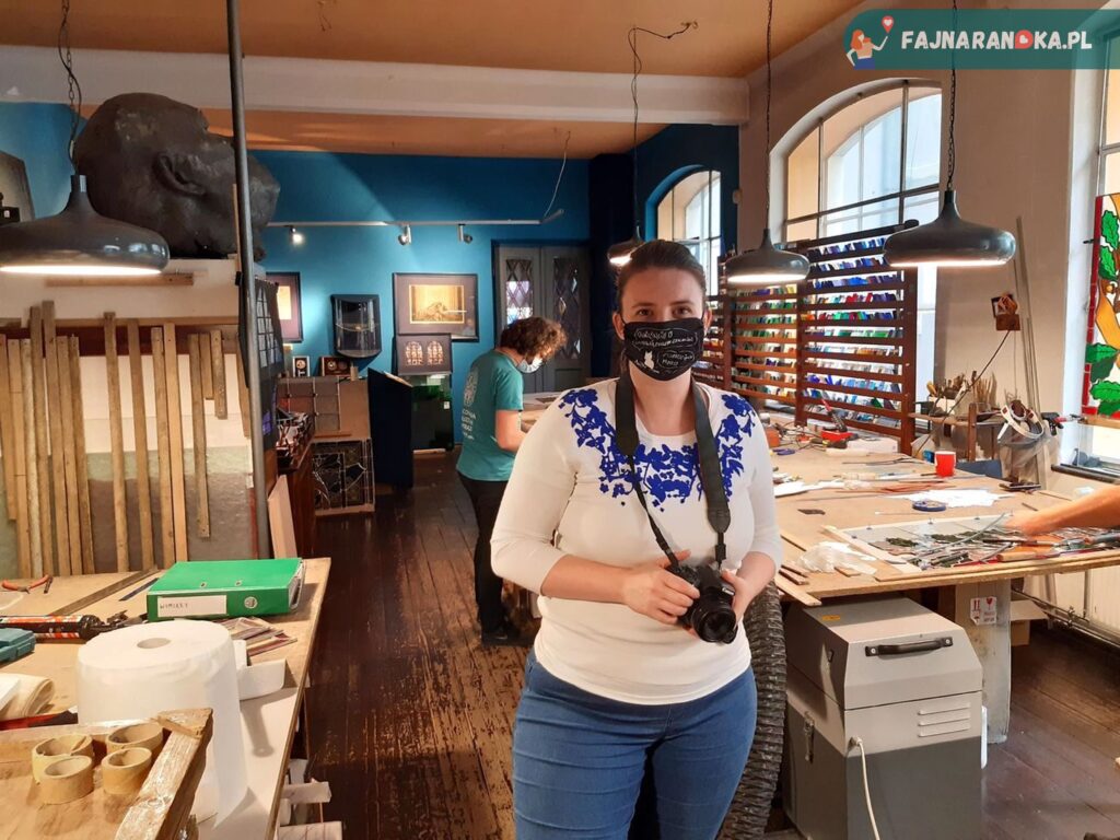 Nasza randka w Muzeum Witrażu w Krakowie.