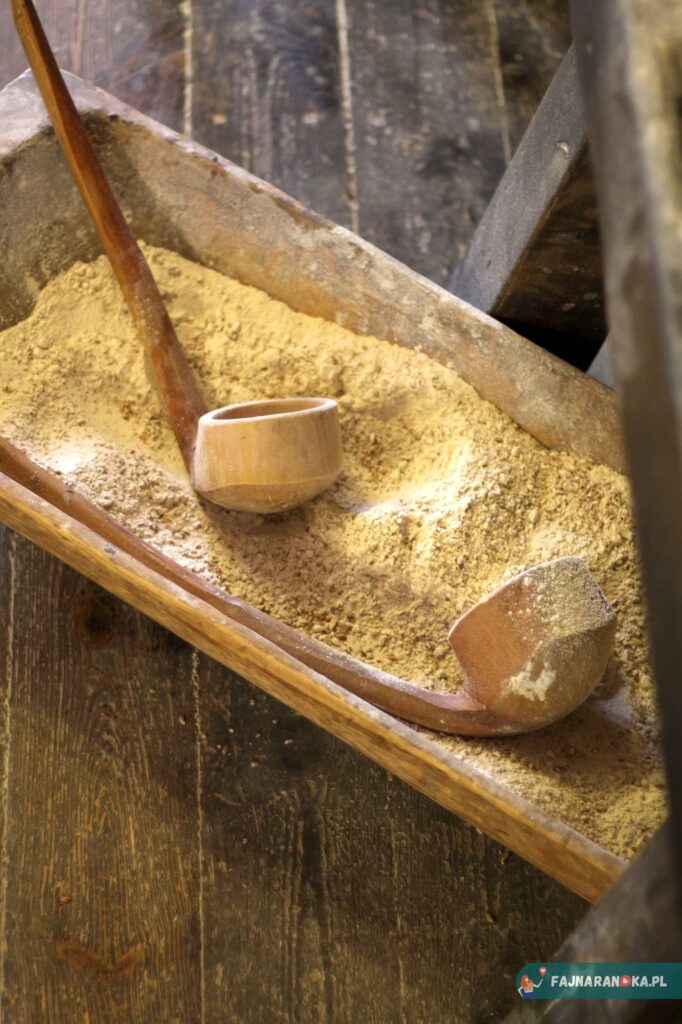 Mąka w Żywym Muzeum Piernika w Toruniu.