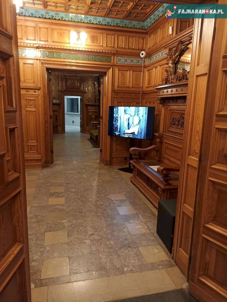 Wnętrze Pałacu Karola Scheiblera w Łodzi, w którym obecnie mieści się Muzeum Kinematografii.